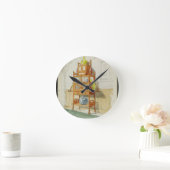 Exhibition Cabinet, c.1860s-70s (m/c & potlood op  Ronde Klok (Huis)