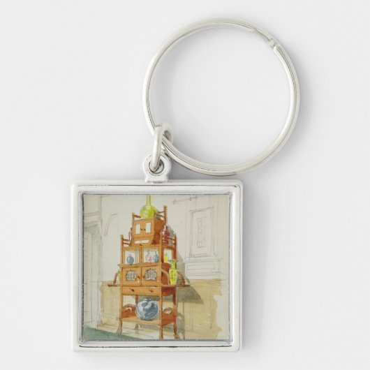 Exhibition Cabinet, c.1860s-70s (m/c & potlood op Sleutelhanger (Voorkant)