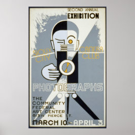 Exhibition for Sioux City Camera Club WPA  Poster