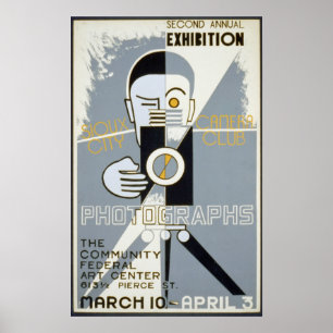 Exhibition for Sioux City Camera Club WPA  Poster
