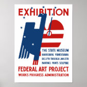 Exhibition — Het staatsmuseum Harrisburg PA Poster (Voorkant)
