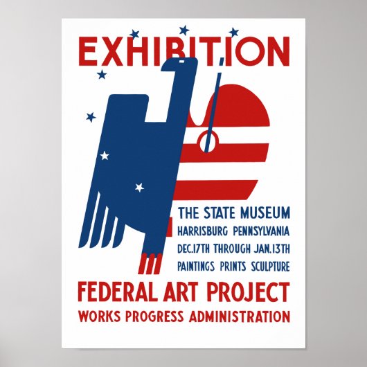 Exhibition — Het staatsmuseum Harrisburg PA Poster (Voorkant)