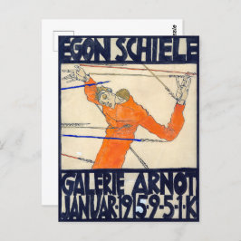 Exhibition in Arnot Gallery | Egon Schiele | Briefkaart