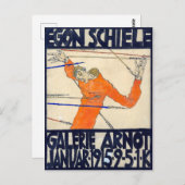 Exhibition in Arnot Gallery | Egon Schiele | Briefkaart (Voorkant / Achterkant)
