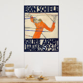 Exhibition in Arnot Gallery | Egon Schiele | Poster (Keuken)