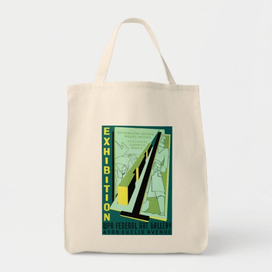 Exhibition: WPA Federal Art Gallery Tote Bag (Voorkant)