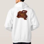 Exinct Forever - Thylacine of Tasmaanse tijger Hoodie (Achterkant)