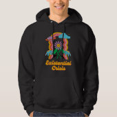 Existential Crisis Retro Toon Existentialism Philo Hoodie (Voorkant)