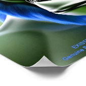 EXISTENTIAL LITE Ape Blue Poster (Hoek)