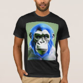EXISTENTIAL LITE Ape Blue Unisex T-shirt (Voorkant)
