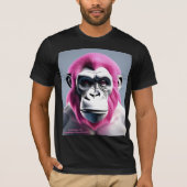 EXISTENTIAL LITE Ape Roze Unisex T-shirt (Voorkant)