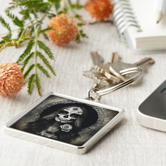 EXISTENTIAL LITE Femme Schedel 2 Sleutelhanger (Zijkant)