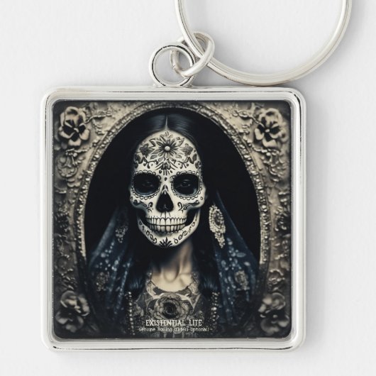 EXISTENTIAL LITE Femme Schedel 4 Sleutelhanger (Voorkant)