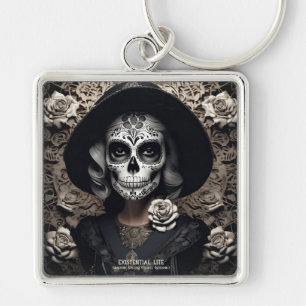 EXISTENTIAL LITE  Femme Skull 3 Sleutelhanger
