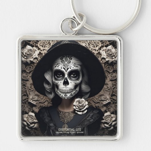 EXISTENTIAL LITE  Femme Skull 3 Sleutelhanger (Voorkant)