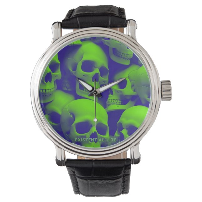 EXISTENTIAL LITE Skulls 1a Horloge (Voorkant)