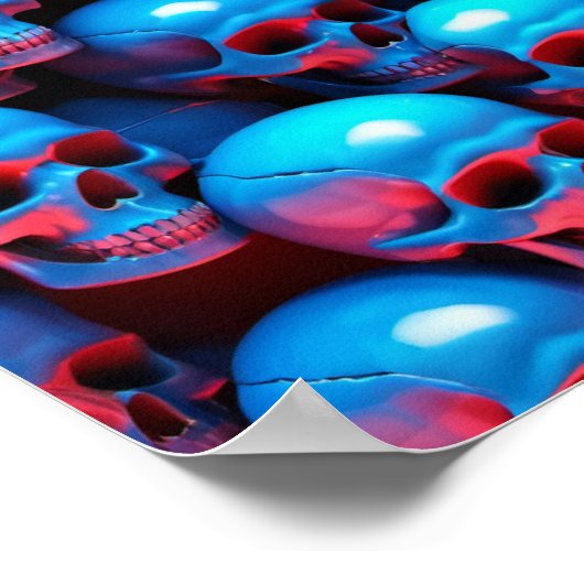 EXISTENTIAL LITE Skulls Acryl Print (Hoek)