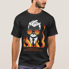EXISTENTIAL LITE Toon Cat T-shirt