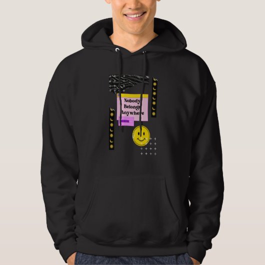 Existentialism Philosophy Quote Hoodie (Voorkant)