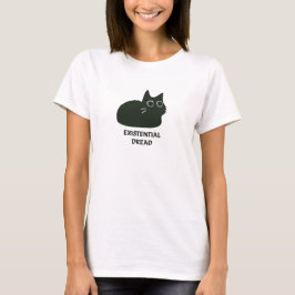 Existentiële Angst Kat T-shirt