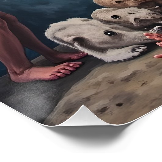 existentiële daling perfect poster (Hoek)