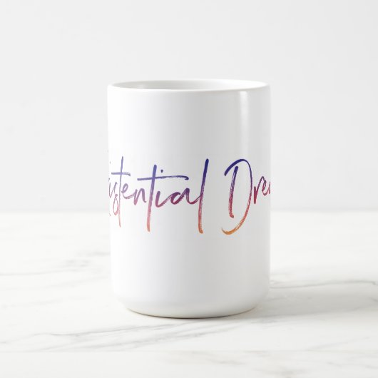 Existentiële Dread - Witte Mok Wraparound (Center)