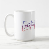 Existentiële Dread - Witte Mok Wraparound (Links)