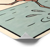 Existentiële flamingo-komiek – Balans is een mythe Poster (Hoek)