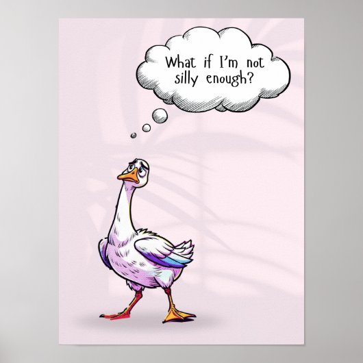Existentiële Gans Poster (Voorkant)