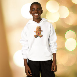 Existentiële Gingerbread Cookie Boy's Hoodie