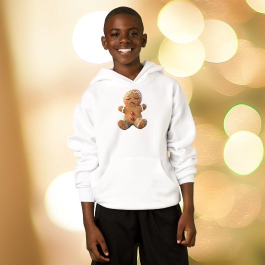 Existentiële Gingerbread Cookie Boy's Hoodie