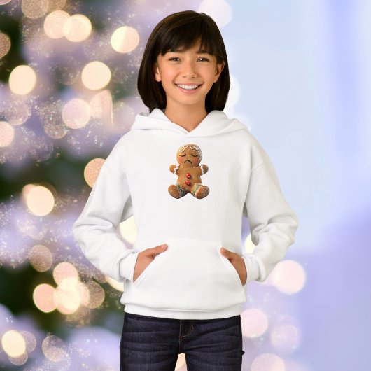 Existentiële Gingerbread Cookie Girl's Hoodie