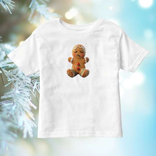 Existentiële Gingerbread Cookie Peuter's T-shirt