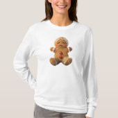 Existentiële Gingerbread Cookie Vrouwen T-shirt (Voorkant)