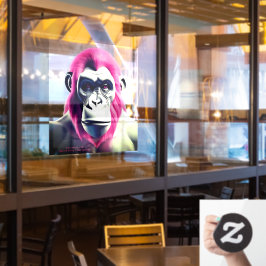 EXISTENTIËLE LITE Ape Transparant Venster Cling Raamsticker