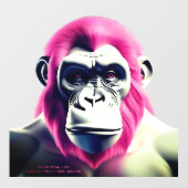 EXISTENTIËLE LITE Ape Transparant Venster Cling Raamsticker (Vel)