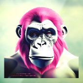 EXISTENTIËLE LITE Ape Transparant Venster Cling Raamsticker (Vel 3)