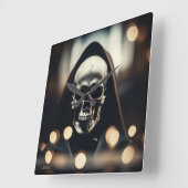 EXISTENTIËLE LITE Hoodie Schedel Muur Klok (Hoek)