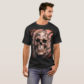 EXISTENTIËLE LITE Memento Mori Camo Skull Tshirt 1 (Voorkant volledig)