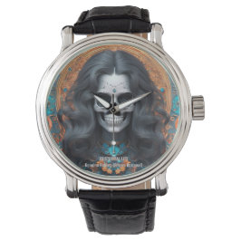 EXISTENTIËLE LITE Memento Mori Femme Skull Horloge