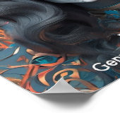 EXISTENTIËLE LITE Memento Mori Femme Skull Poster (Hoek)