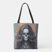 EXISTENTIËLE LITE Memento Mori Femme Skull Tas (Achterkant)