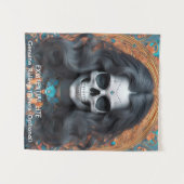 EXISTENTIËLE LITE Memento Mori Femme Skull Wandkleed (Voorkant (horizontaal))