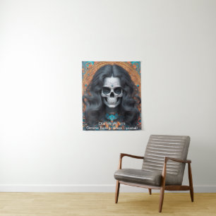 EXISTENTIËLE LITE Memento Mori Femme Skull Wandkleed
