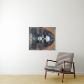 EXISTENTIËLE LITE Memento Mori Femme Skull Wandkleed (In Situ (horizontaal))