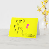 Existentiële Seahorse_Years van de Groet van de Kaart (Gele Bloem)