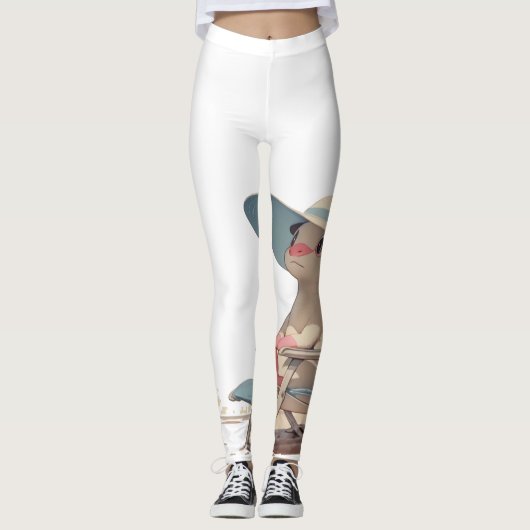 existentiële vakantie leggings (Voorkant)
