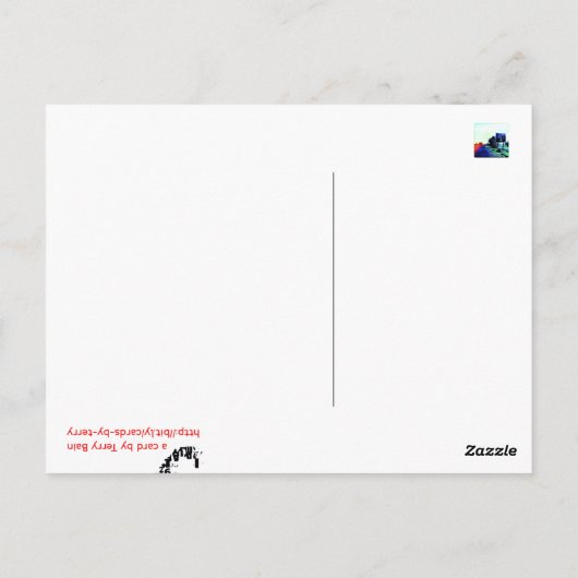 Exit 542 Yolo California Briefkaart (Achterkant)