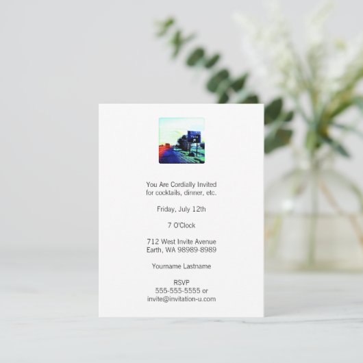 Exit 542 Yolo California Kaart (Staand voorkant)