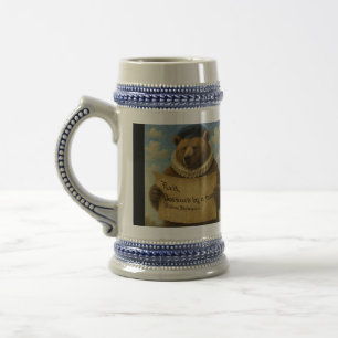 Exit, achtervolgd door een beer Shakespeare citaat Bierpul
